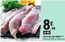 E.Leclerc FILET DE LIEU NOIR offre
