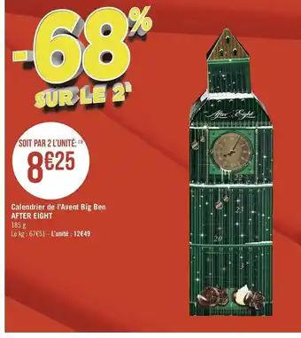 After eight calendrier de l’avent big ben