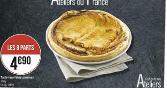 Géant Casino Tarte feuilletée pommes offre