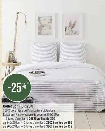Géant Casino Sincère bon plan sur collection horizon de la marque sincère offre