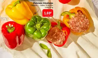 Colruyt Poivrons tricolores offre