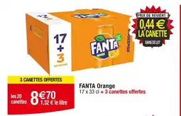 Cora x Carrefour FANTA FANTA Orange offre