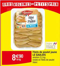 Cora x Carrefour Le Gaulois Filet de Poulet jaune offre
