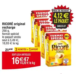 Cora x Carrefour RICORÉ RICORÉ original recharge offre