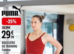 Intersport PUMA BRASSIÈRE DE TRAINING Femme offre