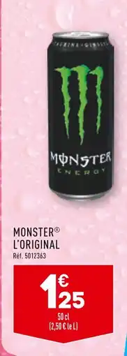 ALDI MONSTER MONSTER L’ORIGINAL offre