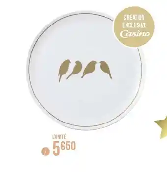 Casino plateau de présentation oiseaux