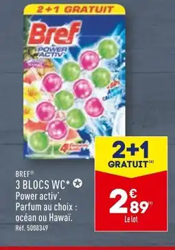 ALDI BREF 3 BLOCS WC offre