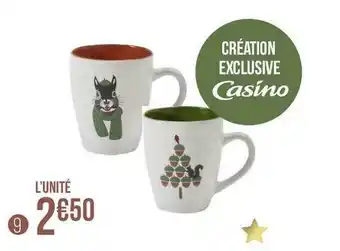 Géant Casino Mug 35cm cap nord offre