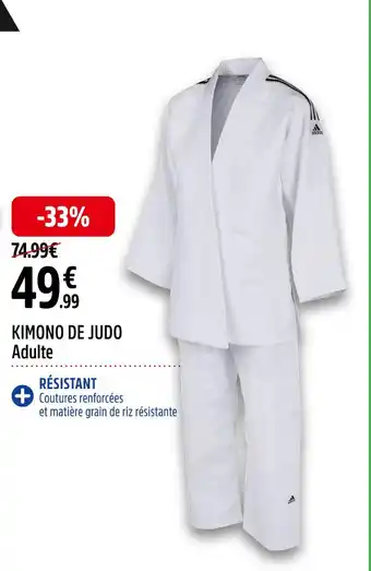 Promo adidas KIMONO DE JUDO Adulte chez Intersport