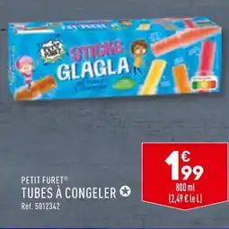 ALDI PETIT FURET TUBES À CONGELER offre