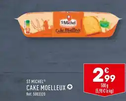 ALDI ST MICHEL CAKE MOELLEUX offre