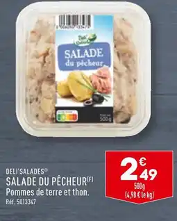 ALDI DELI'SALADES SALADE DU PÊCHEUR offre