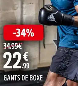 Intersport adidas GANTS DE BOXE offre