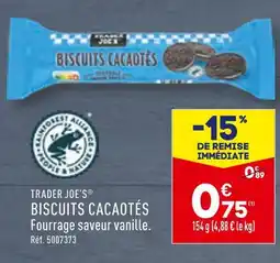 ALDI TRADER JOE’S BISCUITS CACAOTÉS offre