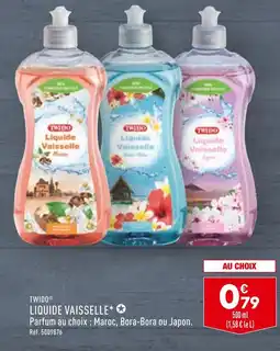 ALDI TWIDO LIQUIDE VAISSELLE offre