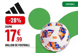 Intersport adidas BALLON DE FOOTBALL offre