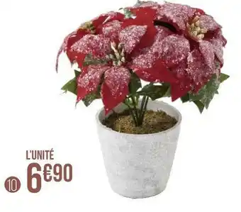 Poinsettia artificiel