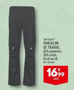 TOP CRAFT PANTALON DE TRAVAIL