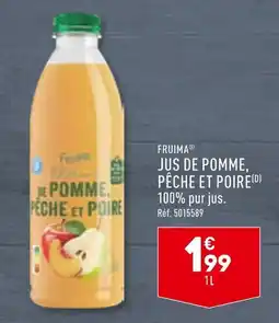 ALDI FRUIMA JUS DE POMME, PÊCHE ET POIRE offre