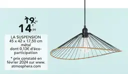 Stokomani atmosphera LA SUSPENSION offre