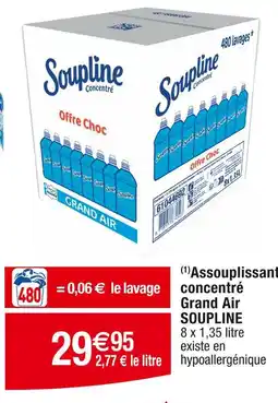Cora x Carrefour SOUPLINE (1)Assouplissant concentré Grand Air offre