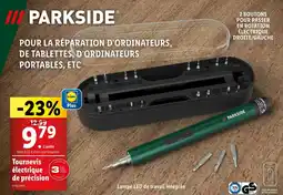 Lidl PARKSIDE Tournevis électrique de précision offre
