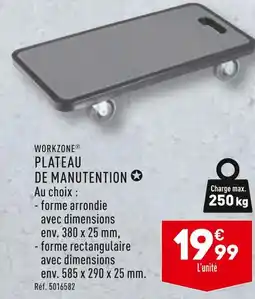 ALDI WORKZONE PLATEAU DE MANUTENTION offre