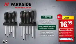 Lidl PARKSIDE PERFORMANCE Tournevis burins offre