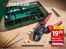 Lidl PARKSIDE Pince à sertir avec accessoires offre