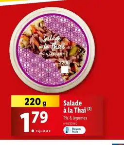 Lidl Salade à la Thaï offre