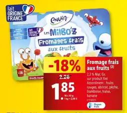 Lidl ENVIA Fromages frais aux fruits offre
