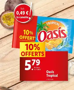 Lidl OASIS Oasis Tropical offre