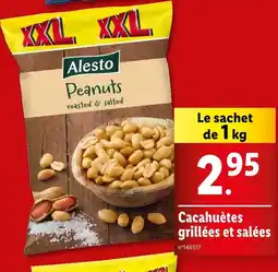 Lidl ALESTO Cacahuètes grillées et salées offre