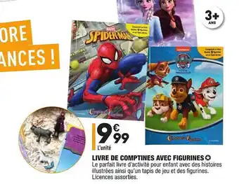 ALDI Livre De Comptines Avec Figurines offre