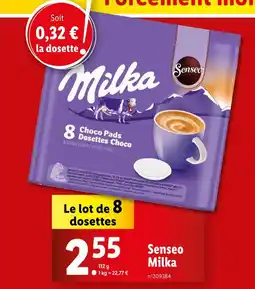 Lidl MILKA SENSEO Choco Pads offre