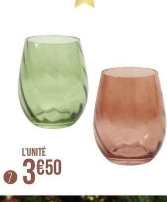 Géant Casino Décoration de table rondin de bois offre