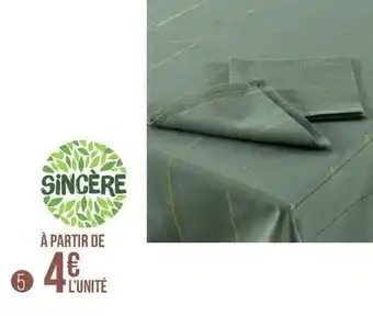 Géant Casino Sincère collection cap nord offre