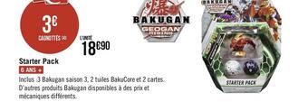 Bakugan starter pack