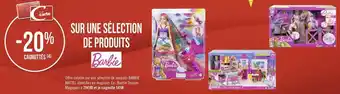 Géant Casino Barbie bon plan sur une sélection de produits de la marque barbie offre