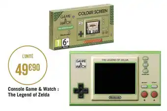 Géant Casino Console game & watch : the legend of zelda offre