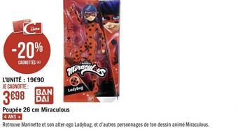 Miraculous poupée 26 cm