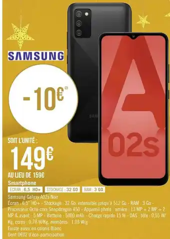Géant Casino Samsung smartphone offre