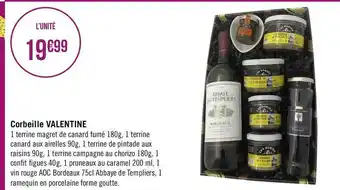 Corbeille valentine
