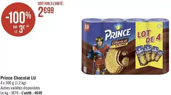 Géant Casino Lu prince chocolat offre