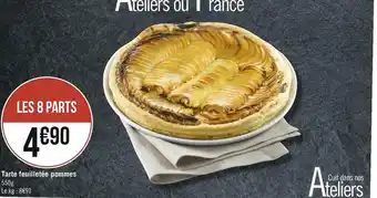 Géant Casino Tarte feuilletée pommes offre