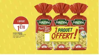 Géant Casino Panzani farfalle offre