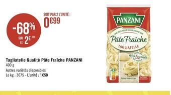 Panzani tagliatelle qualité pâte fraîche