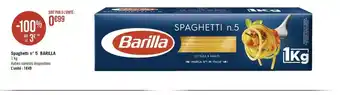 Géant Casino Barilla spaghetti n° 5 offre