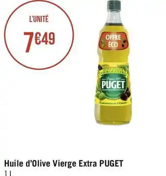 Géant Casino Puget huile d’olive vierge extra offre